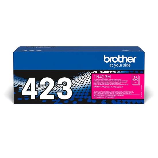 Obrázek BROTHER Toner TN- 423M pro HL- L8260CDW/ HL- L8360CDW/ DCP- L8410CDW, 4.000 stran, Magenta