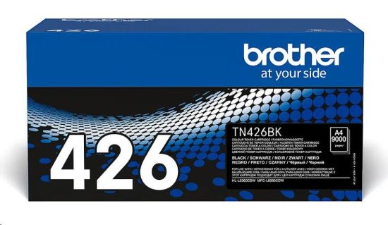 Obrázek BROTHER Toner TN- 426BK pro HL- L8360CDW/ MFC- L8900CDW, 9.000 stran, Black