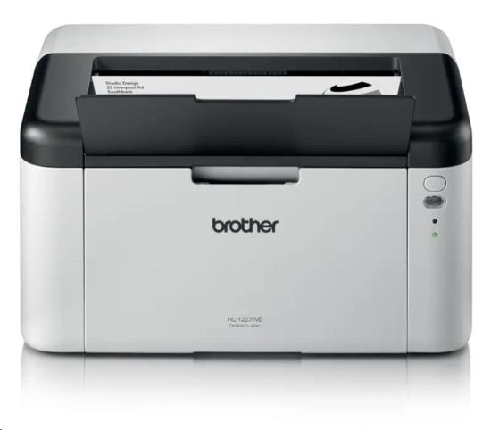 Obrázek BROTHER tiskárna laserová mono HL-1223WE - A4, 21ppm, 2400x600, 32MB, GDI, USB 2.0, WIFI, 150l, startovací toner 1500str