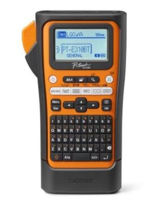 Obrázek BROTHER tiskárna štítků PT- E310BTVP - 18mm, pásky, mobilní, s pouzdrem, Tiskárna Štítků pro průmysl a elekt - popisovač