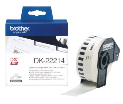 Obrázek BROTHER DK- 22214 papírová role 12mm x 30, 48m