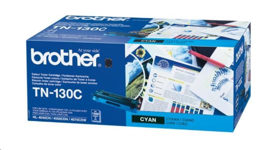 Obrázek BROTHER Toner TN- 130C azurový pro HL- 4040CN/ 4050DN/ 4070CW, DCP- 9040CN - cca 1500stran