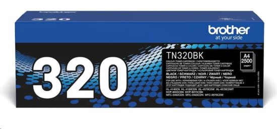 Obrázek BROTHER Toner TN- 320BK černá pro HL- 4150CDN/ HL4570CDW