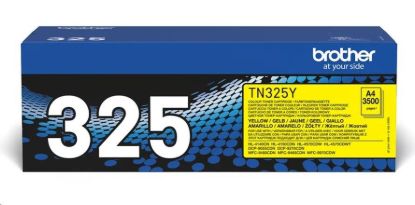 Obrázek BROTHER Toner TN- 325Y žlutá pro HL- 4150CDN/ HL4570CDW - cca 3500stran