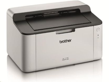 Obrázek BROTHER tiskárna laserová mono HL- 1110E - A4, 20ppm, 600x600, 1MB, GDI, USB 2.0, bílá