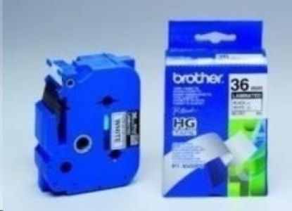 Obrázek BROTHER HGE261V5 Labelling Supplies, 36mm Black/White (5 pcs Pack)  High Grade Tape