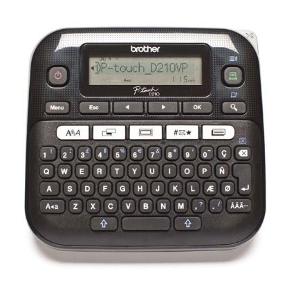 Obrázek BROTHER tiskárna štítků PT- D210 - 12mm, pásky TZe - popisovač