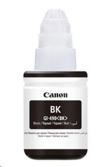 Obrázek Canon Cartridge GI- 490 černá pro PIXMA G 1400, 1410, 2400, 2410, 3400, 3410, 4400 a 4410 (6 000 str.)