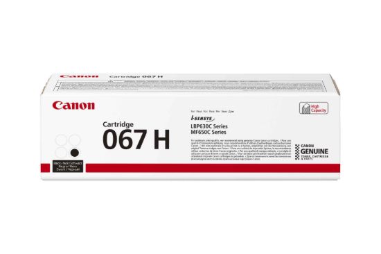 Obrázek Canon TONER 067H černá pro i- SENSYS LBP631Cw, LBP633Cdw, MF651Cw, MF655Cdw, MF657Cdw (3130 str.)