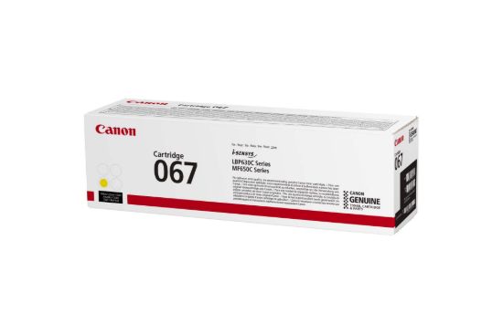 Obrázek Canon TONER 067 žlutá pro i- SENSYS LBP631Cw, LBP633Cdwa, MF651Cw, MF655Cdw, MF657Cdw (1250 str.)