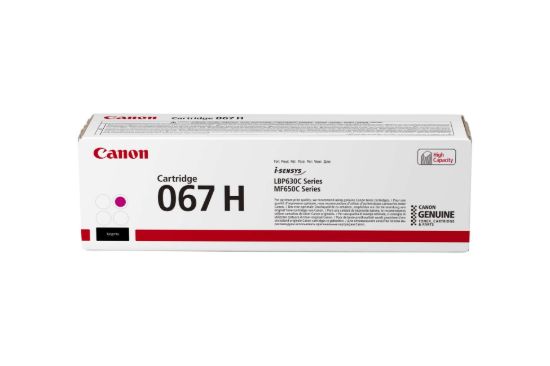Obrázek Canon TONER 067H purpurová pro i- SENSYS LBP631Cw, LBP633Cdw, MF651Cw, MF655Cdw, MF657Cdw (2350 str.)