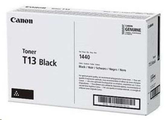 Obrázek Canon TONER T13k černá pro i- SENSYS X 1440iF, 1440i, 1440P, 1440Pr (10 600 str.)