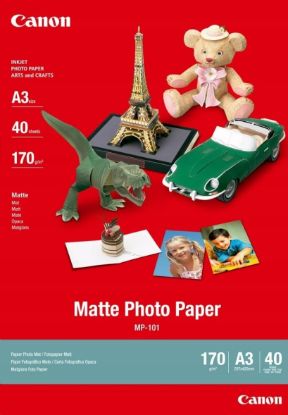 Obrázek Canon fotopapír MP- 101 A3 40 ks 170 g/ m2 matný
