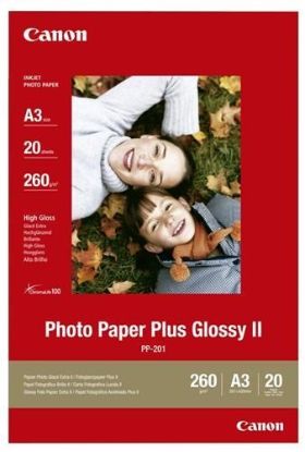 Obrázek Canon fotopapír lesklý PP- 201 A3, 20ks, 275g/ m