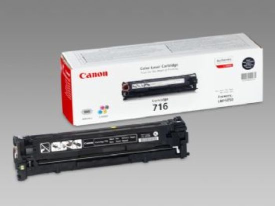 Obrázek Canon TONER CRG- 716BK černý pro i- Sensys LBP5050, LBP5050N, LBP5360, MF- 8030Cn, MF- 8040Cn, MF- 8050Cn (2 300 str.)