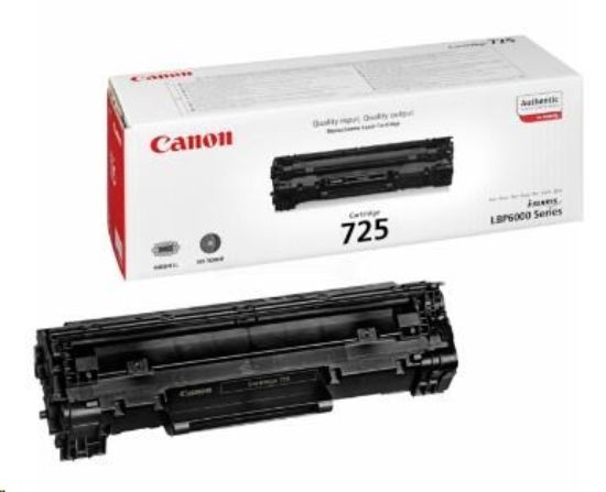 Obrázek Canon TONER CRG- 725 černý pro i- Sensys LBP a i- Sensys MF 3010 a 6000 (1 600 str.)