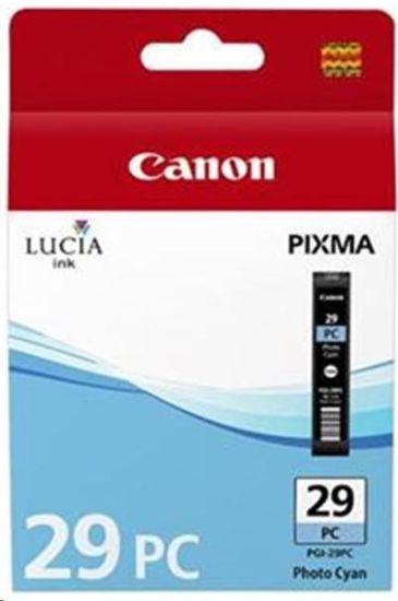 Obrázek Canon CARTRIDGE PGI- 29 PC azurová pro PIXMA PRO- 1 (400 str.)