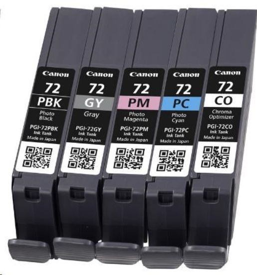 Obrázek Canon CARTRIDGE PGI- 72 PBK/ GY/ PM/ PC/ CO MULTI- PACK pro PIXMA PRO- 10, PRO- 10S (165 str.)
