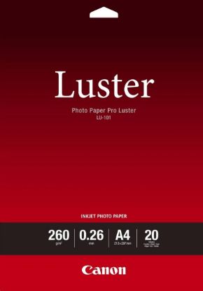 Obrázek Canon fotopaír LU- 101, A4, 20 ks, lesklý 260g/ m