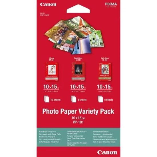 Obrázek Canon PAPÍR Photo Paper Variety Pack 10x15cm VP- 101