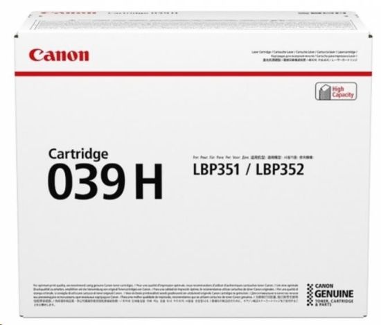 Obrázek Canon TONER CRG 039 černý pro i- Sensys LBP 351 a 352 (11 000 str.)