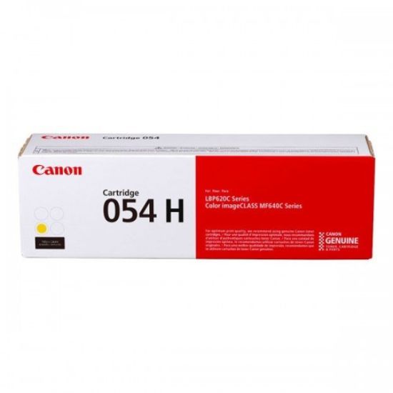 Obrázek Canon TONER CRG- 054H žlutá pro i- SENSYS LBP621Cw, LBP623Cdw, MF641Cw, MF643Cdw (2 300 str.)