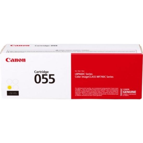 Obrázek Canon TONER CRG- 055 žlutý pro i- SENSYS LBP663Cdw, LBP664Cx, MF742Cdw, MF744Cdw (2100 str.)
