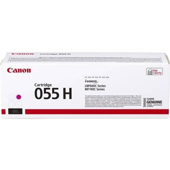 Obrázek Canon TONER CRG- 055H purpurový pro i- SENSYS LBP663Cdw, LBP664Cx, MF742Cdw, MF744Cdw (5 900 str.)