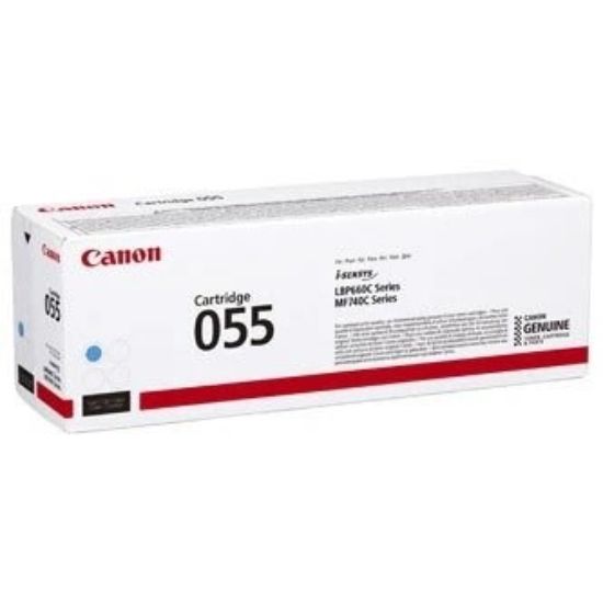 Obrázek Canon TONER CRG- 055 azurový pro i- SENSYS LBP663Cdw, LBP664Cx, MF742Cdw, MF744Cdw (2 100 str.)
