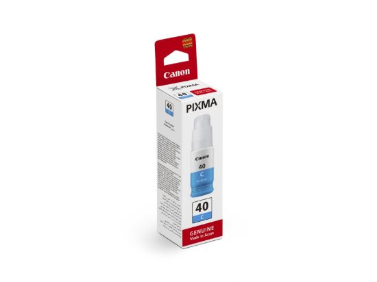 Obrázek Canon Cartridge GI- 40 C azurová pro PIXMA GM2040, G6040, G5040 (7 700 str.)