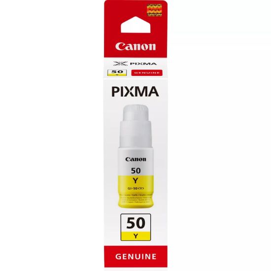Obrázek Canon BJ INK GI- 50 Yellow Ink Bottle pro Canon PIXMA G6050, G5050, G7050, G7040 (7700 str.)