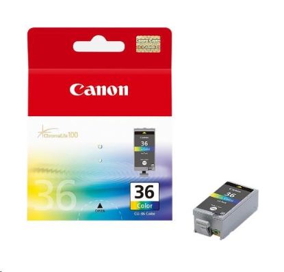 Obrázek Canon náhradní kazeta barevná INK CLI- 36 pro tiskárnu Canon systém 3mk All- Safe