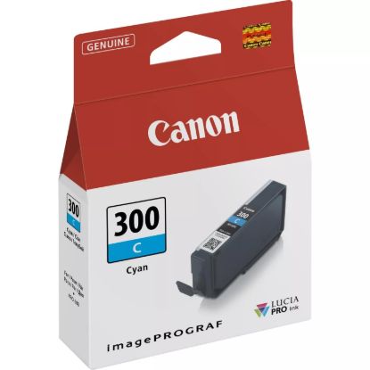 Obrázek Canon CARTRIDGE PFI-300 C azurová pro imagePROGRAF PRO-300 BAZAR/POŠKOZENÝ OBAL