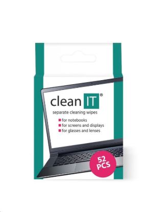 Obrázek CLEAN IT Čistící ubrousky mokré kusové 52 ks