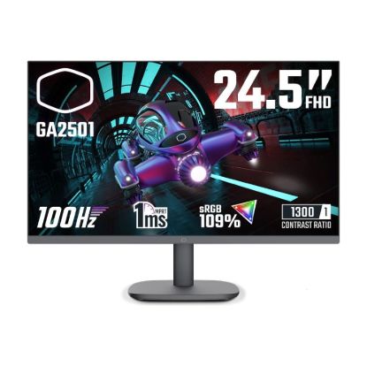 Obrázek Cooler Master LCD - 24.5", 1920x1080, 100Hz, 1300: 1, 250cd/ m2, 1ms, 1xHDMI, 1xVGA, IPS