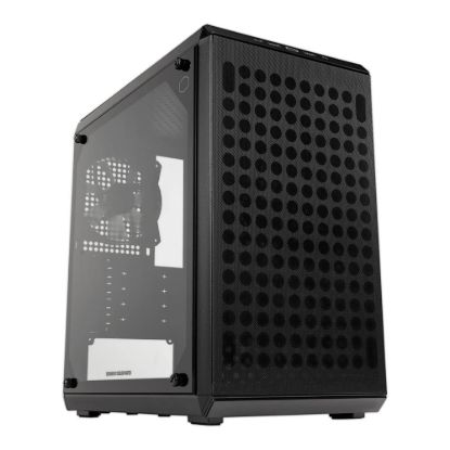 Obrázek BAZAR - Cooler Master case MasterBox Q300L V2, micro-ATX, Mini Tower, USB 3.2, černá, bez zdroje - Poškozený obal (Kompl