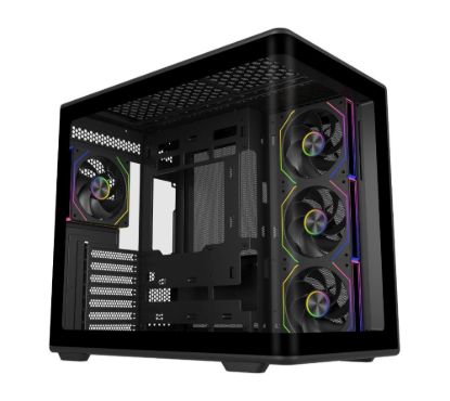 Obrázek Cooler Master case Elite 600, ATX, Průhledná bočnice, 4x 120mm Fan, Černá