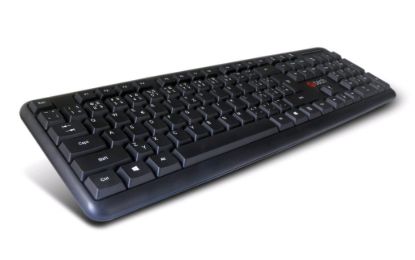 Obrázek BAZAR - C- TECH klávesnice KB- 102 USB, slim, black, CZ/ SK "POŠKOZENÝ OBAL"