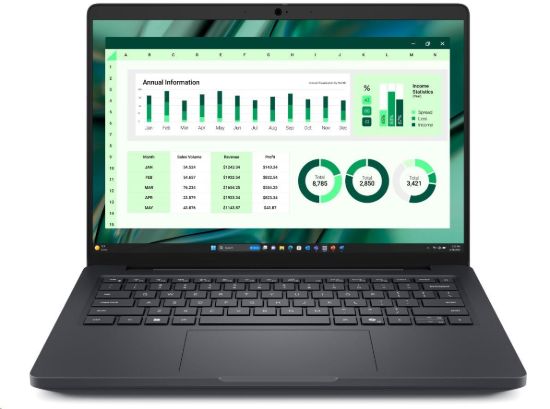 Obrázek DELL NTB Pro Max 14 MC14250/ U7- 255H/ 16GB/ 512SSD/ 14" FHD+ / IR Cam & Mic/ 100W Type- C/ WLAN/ Backlit Kb/ W11 Pro/ 3Y PS NBD