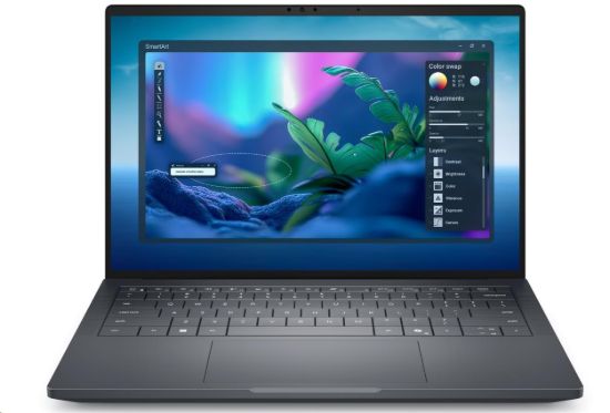 Obrázek DELL NTB Pro Max Premium 14 MA14250/ U7- 265H/ 32GB/ 1TSSD/ 14" FHD+/ IR Cam/ RTX 2000/ 130W Type- C/ WLAN/ Bck. Kb/ W11P/ 3Y PS NBD