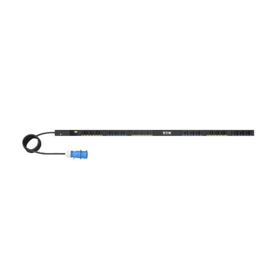Obrázek Eaton G4 Základní Rack PDU, 0U, 39U, vstup IEC- 60309, 3m kabel, 1ph, 7, 4kW, 32A, 200- 240V, 42 zásuvek (24)C13, (18)C39