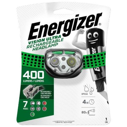 Obrázek Headlight Vision Rechargeable 400lm Lithium- ion USB