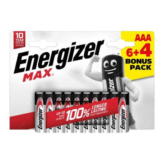 Obrázek Energizer LR03/ 10 Max AAA 6+4 zdarma