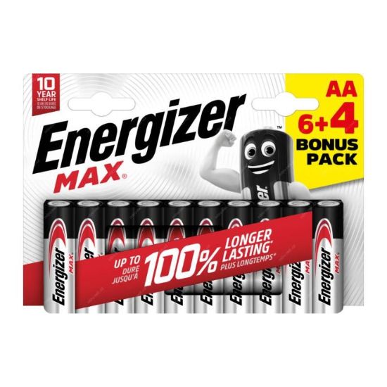 Obrázek Energizer LR6/ 10 Max AA 6+4 zdarma