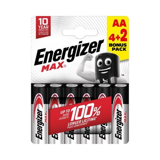 Obrázek Energizer LR6/ 6 Max AA 6 pack
