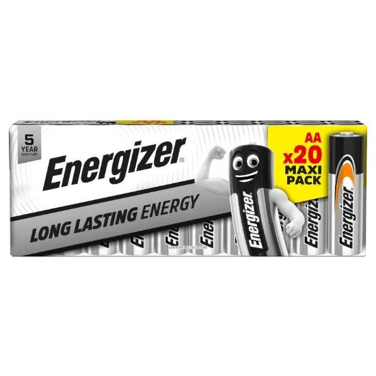 Obrázek Energizer LR6/ 20 Everyday AA family 20pack Alkalické