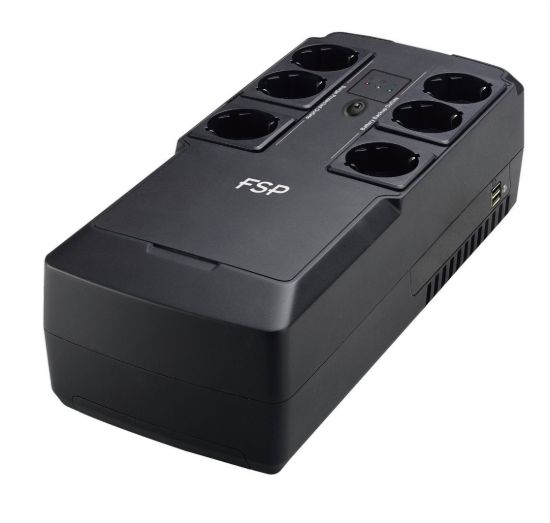 Obrázek Fortron UPS FSP NanoFit 800, 800 VA, 2xUSB power, LCD, RJ45, offline