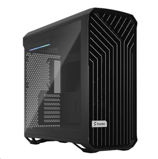 Obrázek FRACTAL DESIGN skříň Torrent Black TG Light Tint, USB 3.1 Type- C, 2x USB 3.0, bez zdroje, E- ATX