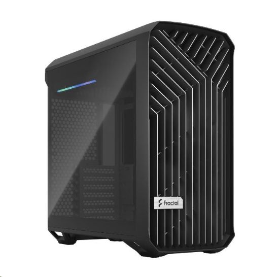Obrázek FRACTAL DESIGN skříň Torrent Compact Black TG Dark Tint, USB 3.1 Type- C, 2x USB 3.0, bez zdroje, E- ATX