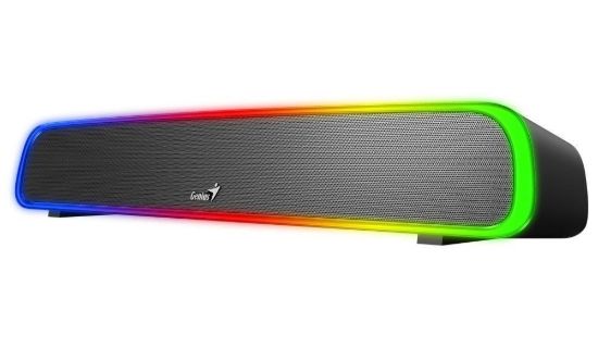 Obrázek GENIUS reproduktory USB SoundBar 200BT/ Bluetooth/ 3, 5" jack/ 4W/ RGB/ černá